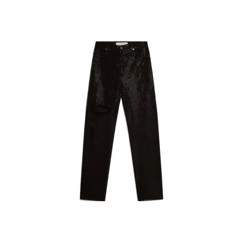 Golden Goose Embellished Distressed Trousers