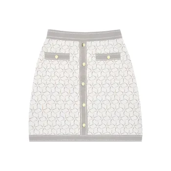 LI NING 1990 Classic Collection Short Skirt Women's Ivory