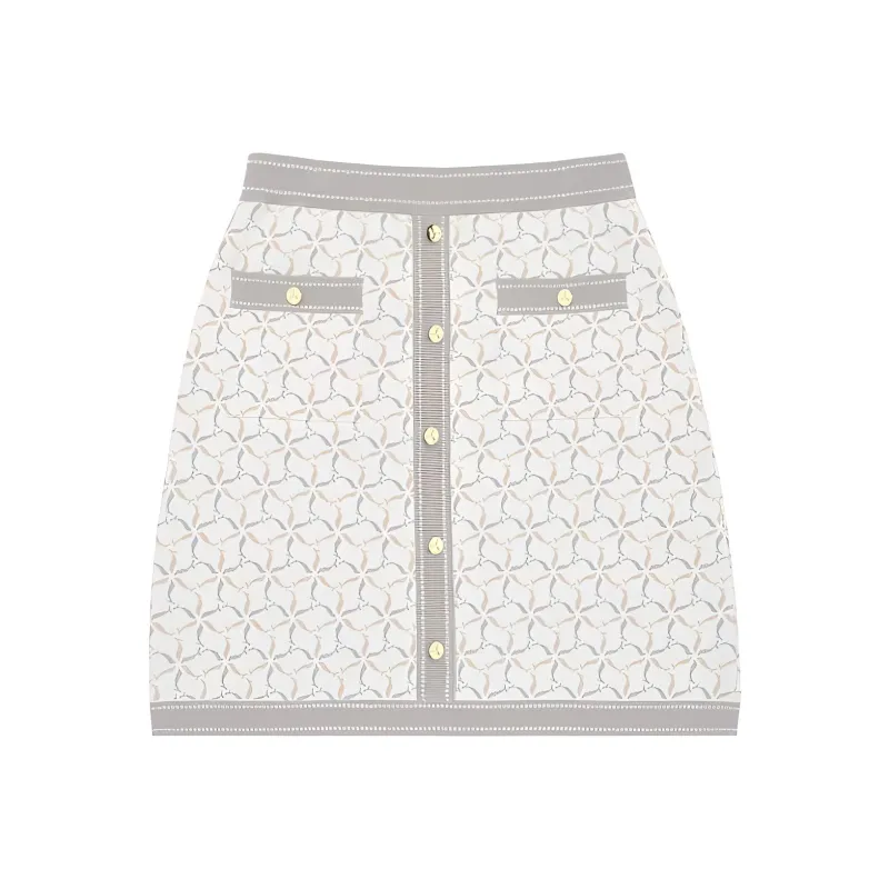 LI NING 1990 Classic Collection Short Skirt Women's Ivory-0