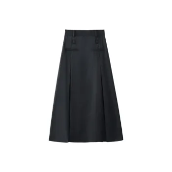THE SEA LIFE Casual Long Skirt Women's Premium Gray