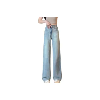 MEIQIER Jeans Women's Light Blue
