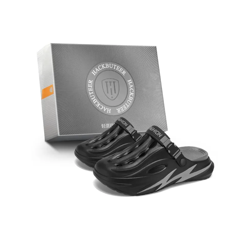 HACKBUTEER Clogs Unisex-5