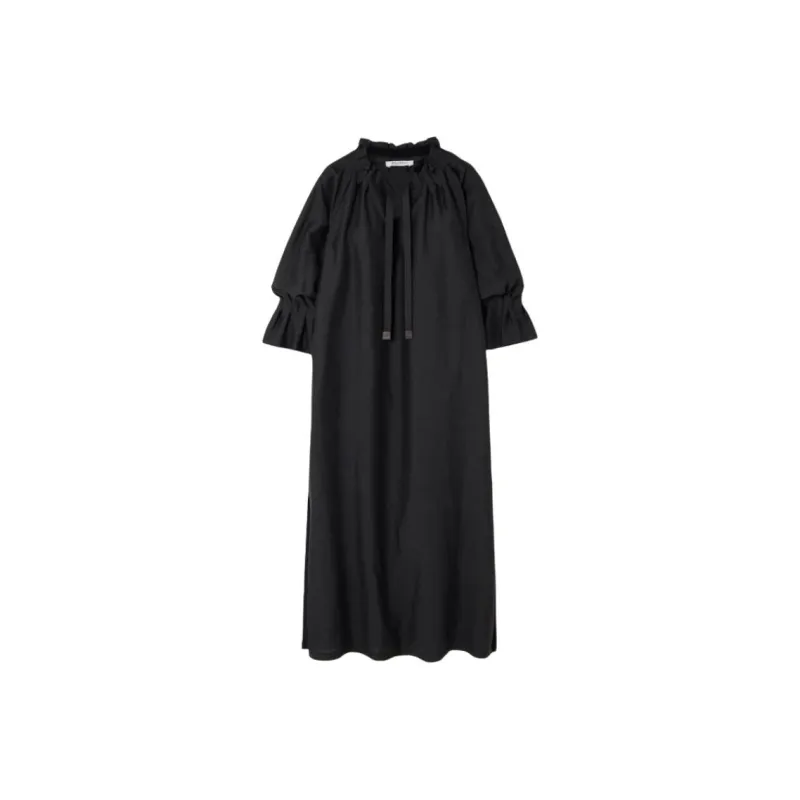 MaxMara Long Sleeved Dress Women's Black-0