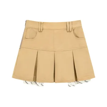 CHUU Casual Short Skirts Women's Khaki