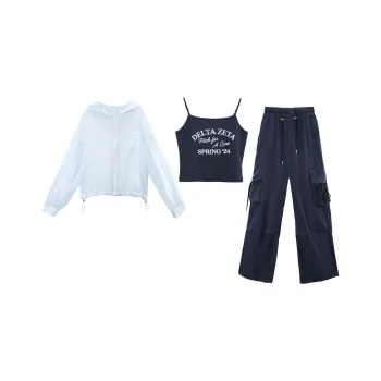 A Paradise For Awakening Casual Suit Women's Blue