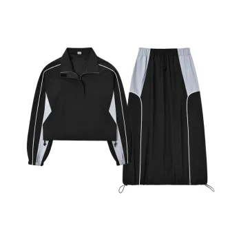 DESSUU Two Piece Skirt Sets Women's