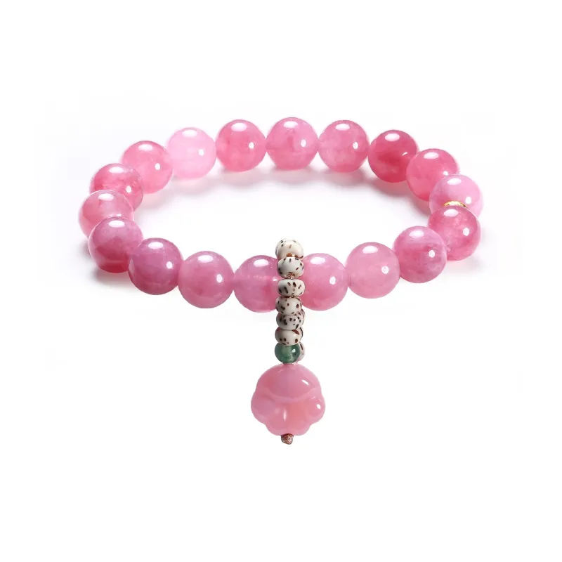 PUTUOSHANWENCHUANG Chalcedony Bracelets Unisex-0