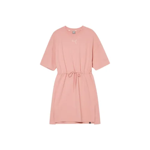 PUMA Short Sleeved Dress Women's Rose Pink