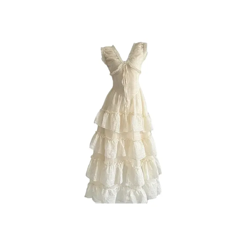 Manekniv Sleeveless Dress Women's Apricot-0
