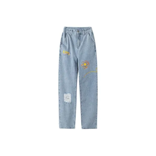 B.Duck Jeans Women's Light Blue