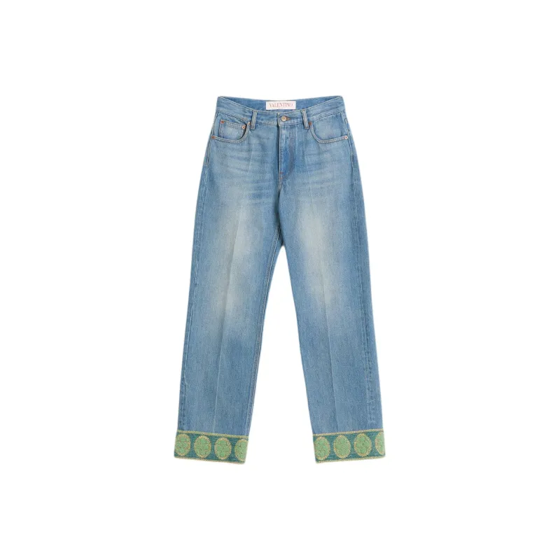 Valentino Denim Jeans 'Medium Blue'-0
