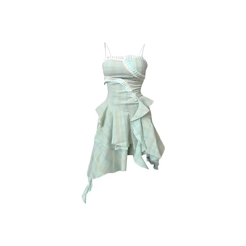IQC Slip Dresses Women's Light Green-0