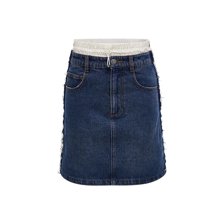 D'zzit Denim Short Skirts Women's Blue-0