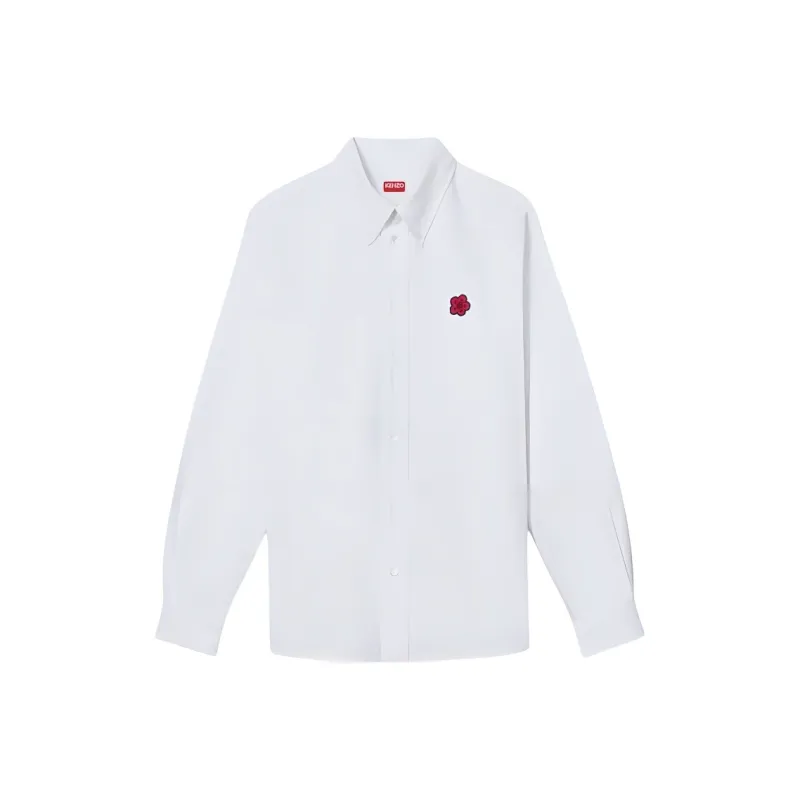 KENZO Boke Flower Embroidered Oxford Shirt-0