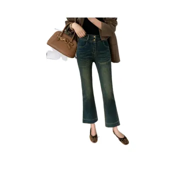 YINLEI Jeans Women's Nostalgic Blue
