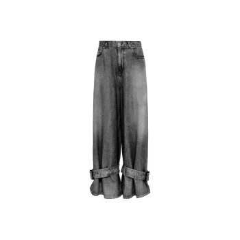 JW Anderson Buckled Cuff Denim Jeans