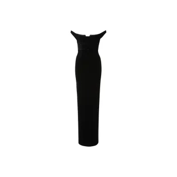ROLAND MOURET Sleeveless Dress Women's Black