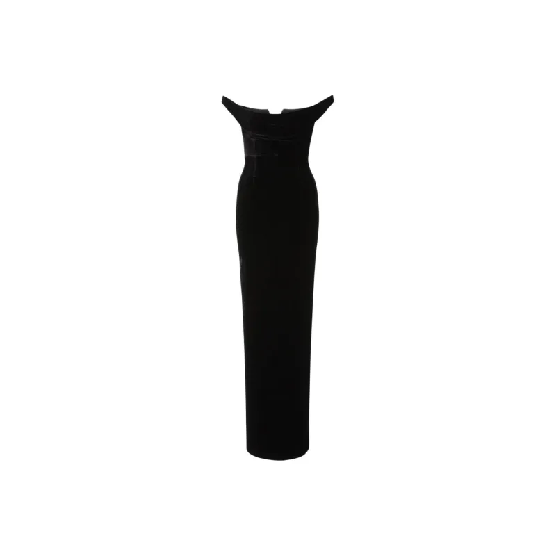ROLAND MOURET Sleeveless Dress Women's Black-0