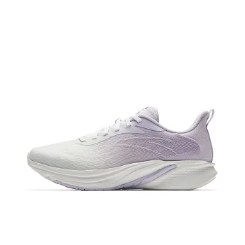 Anta Cloud Trail Cushioning And Breathable Low Top Casual Running Shoes Women's White Purple