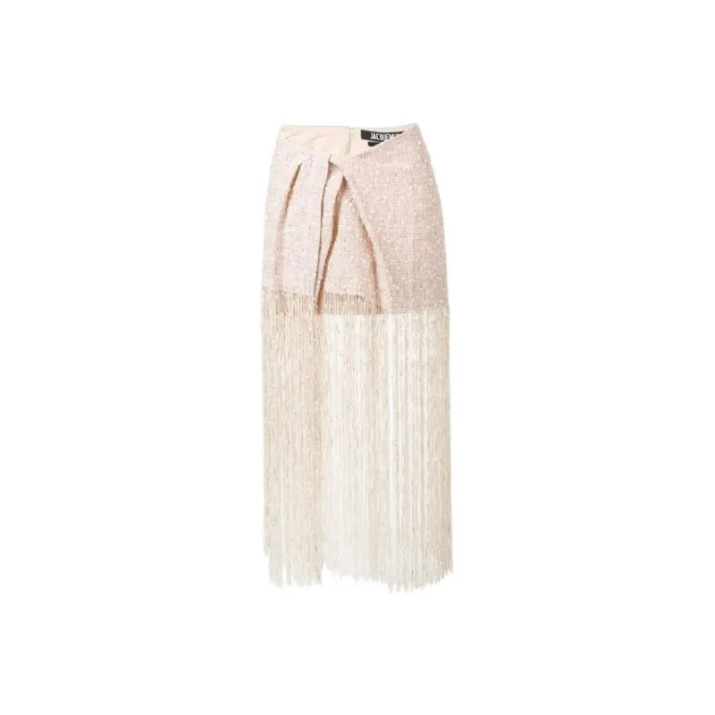 Jacquemus Casual Long Skirts Women's Pink-0