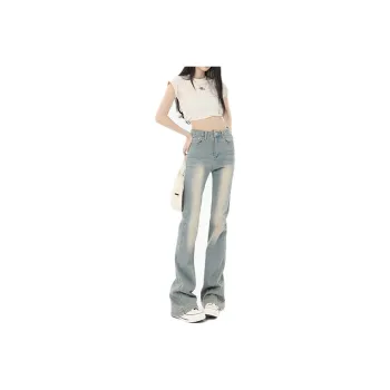 HELEH Jeans Women's Vintage Dusty Blue