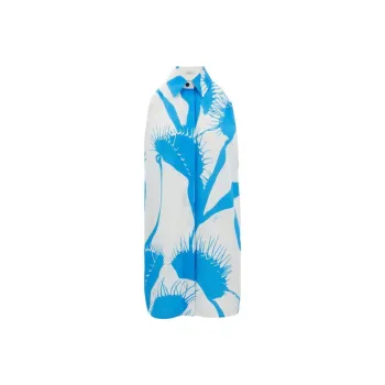 FERRAGAMO Sleeveless Dress Women's Light Blue