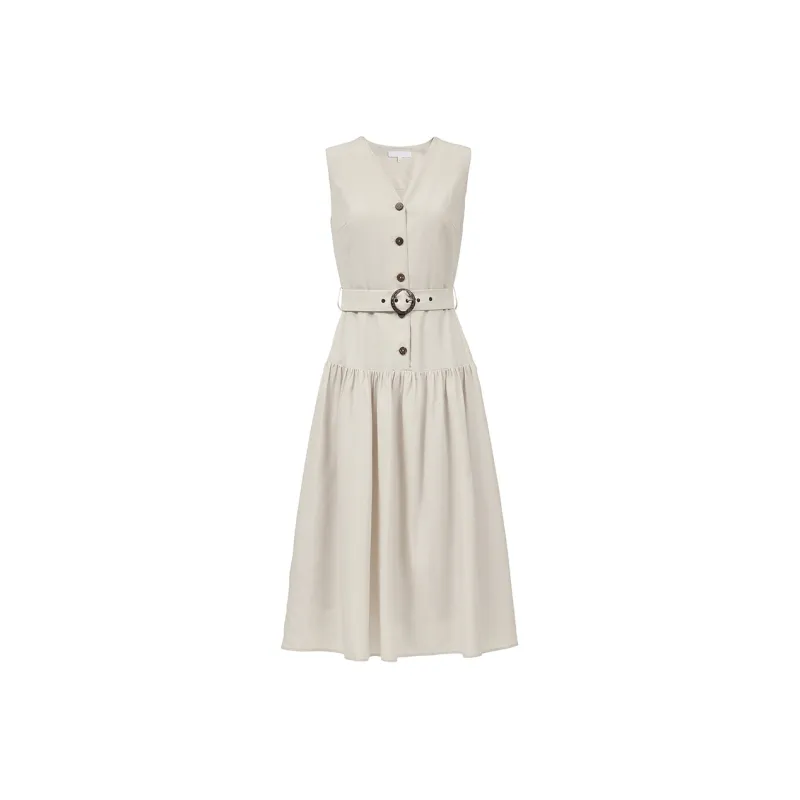 ONLY Sleeveless Dress Women's Pumice Gray-0