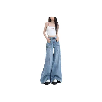 YINLEI Jeans Women's Vintage Blue