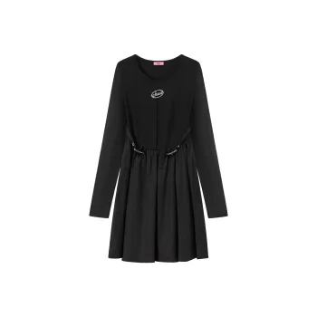 CHUU Long Sleeved Dresses Women's Black