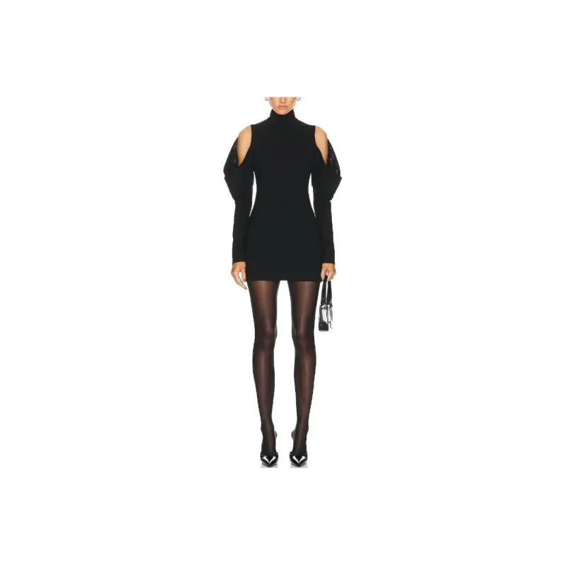 AREA Long-Sleeved Dresses Women's Black-0