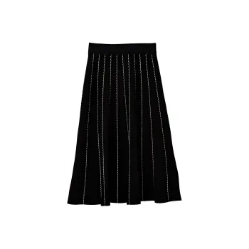 CLUB MONACO Casual Long Skirts Women's Black