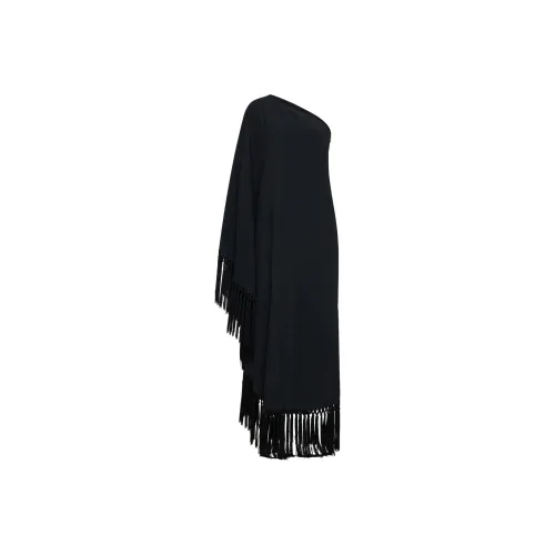 TALLER MARMO One shoulder Fringed Midi Dress