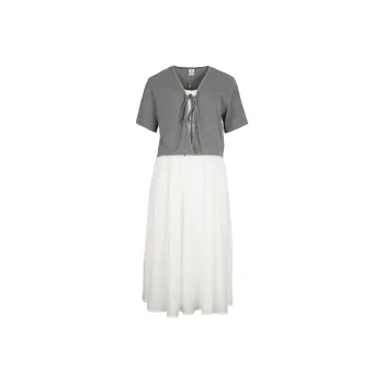 JESSYLINE Skirt Set Women's Gray White
