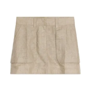 ARKET Casual Short Skirts Women's Oat