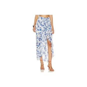 FREE PEOPLE Casual Long Skirts Women's Multicolor