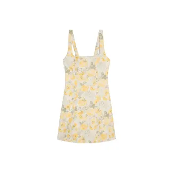 Hollister Slip Dresses Women's Yellow