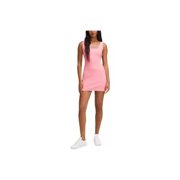 Lululemon Ribbed Softstreme™ Sleeveless Dress Women's Cherry Blossom Pink