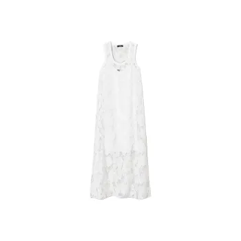 Twinset Floral embroidered Organza Dress