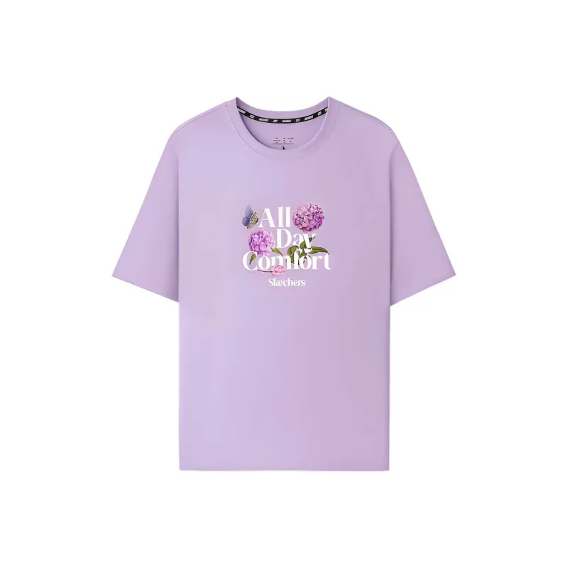 Skechers SS25 Regular T Shirt Women's Lavender-0