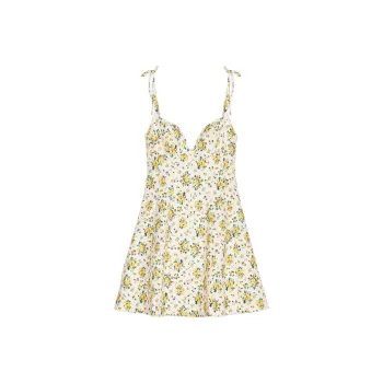ZARA Slip Dresses Women's Yellow