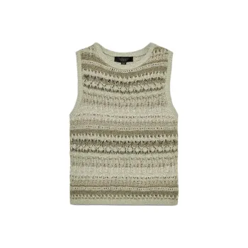ZARA Tank Tops Women's Green