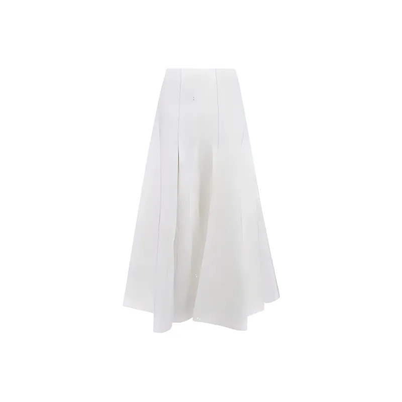 Chloé Broderie anglaise Poplin Skirt-0