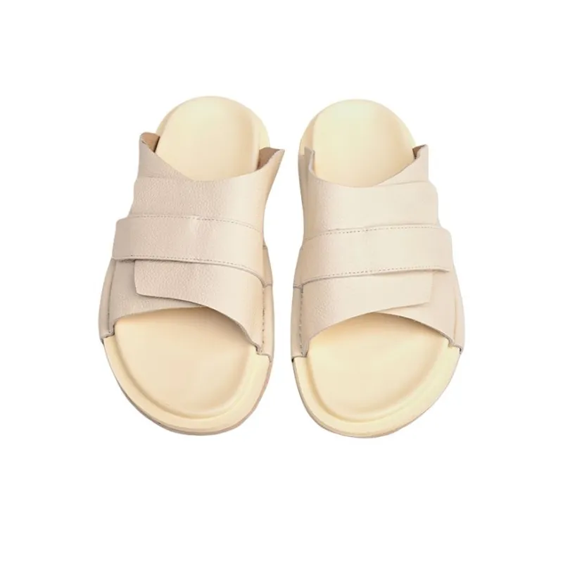 Brounvanm Slide Slippers Men Black/White-2