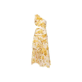AFGGD Sleeveless Dress Women's Yellow