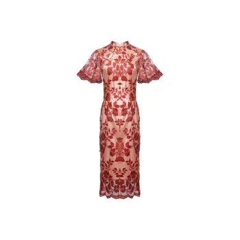 JINYE ORIENTAL Cheongsams Women's Rusty Orange