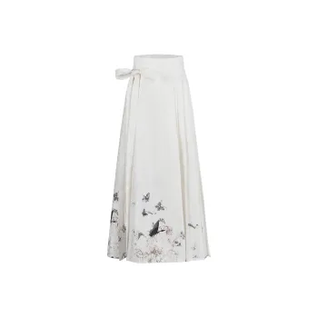 Barb Chill Casual Long Skirt Women's Light Gray