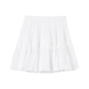 XIANGYING Casual Short Skirts Women's White