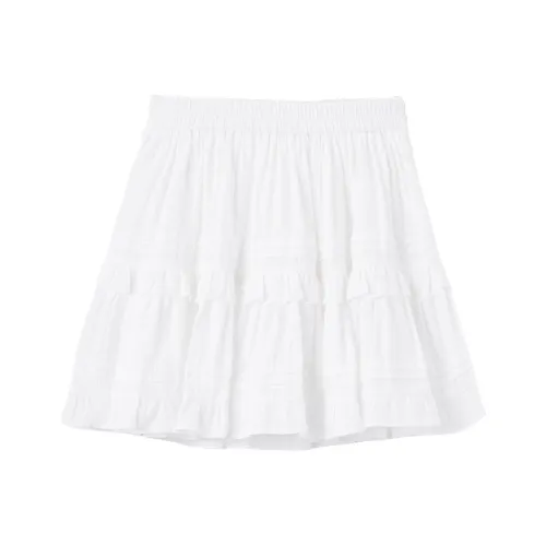 XIANGYING Casual Short Skirts Women's White