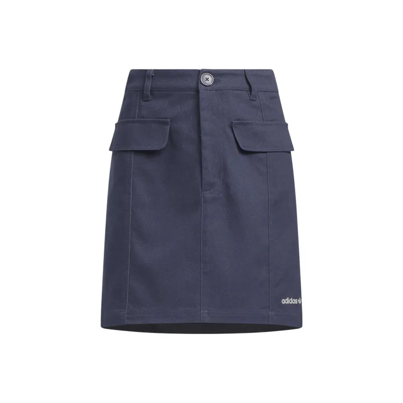 Adidas x DISNEY HDL SKIRT Casual Short Skirts Women's Dark Navy Blue-0