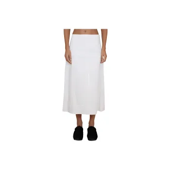 JIL SANDER High-Waist Flared Midi Skirt